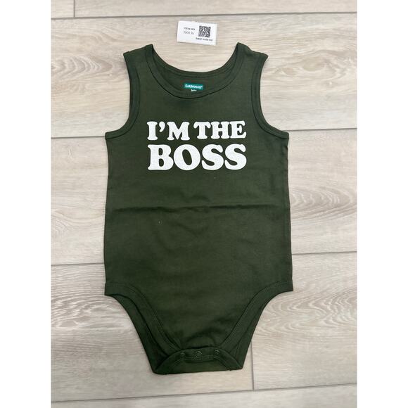 Lot of 2 Baby Bodysuits 24M NWT – “Choo Choo” & “I’m The Boss” - Picture 4 of 5